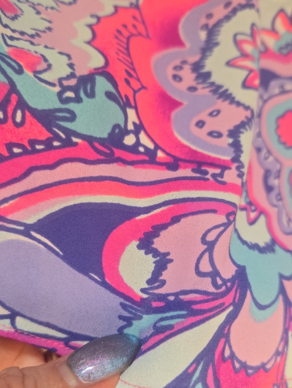 New Lilly Pulitzer Lileeze Karmen Cami Pink Tropics Mermaids Call Tank - Picture 5 of 12